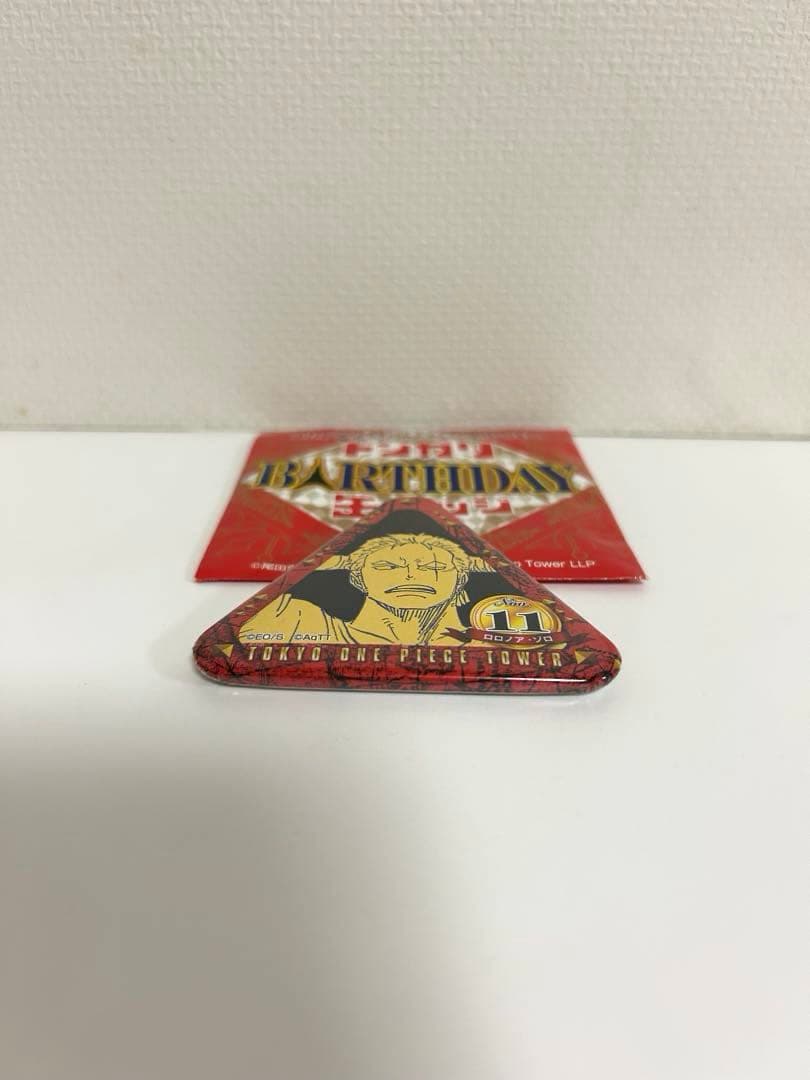 東京ワンピースタワー　トンガリ缶バッジ　ゾロ②