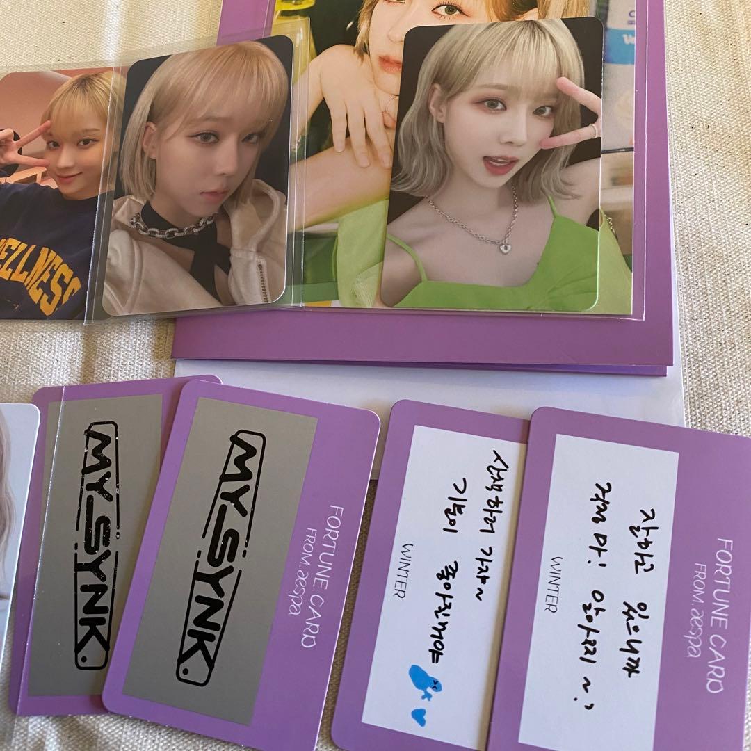 ウィンター トレカ セット my synk girls aespa mumo