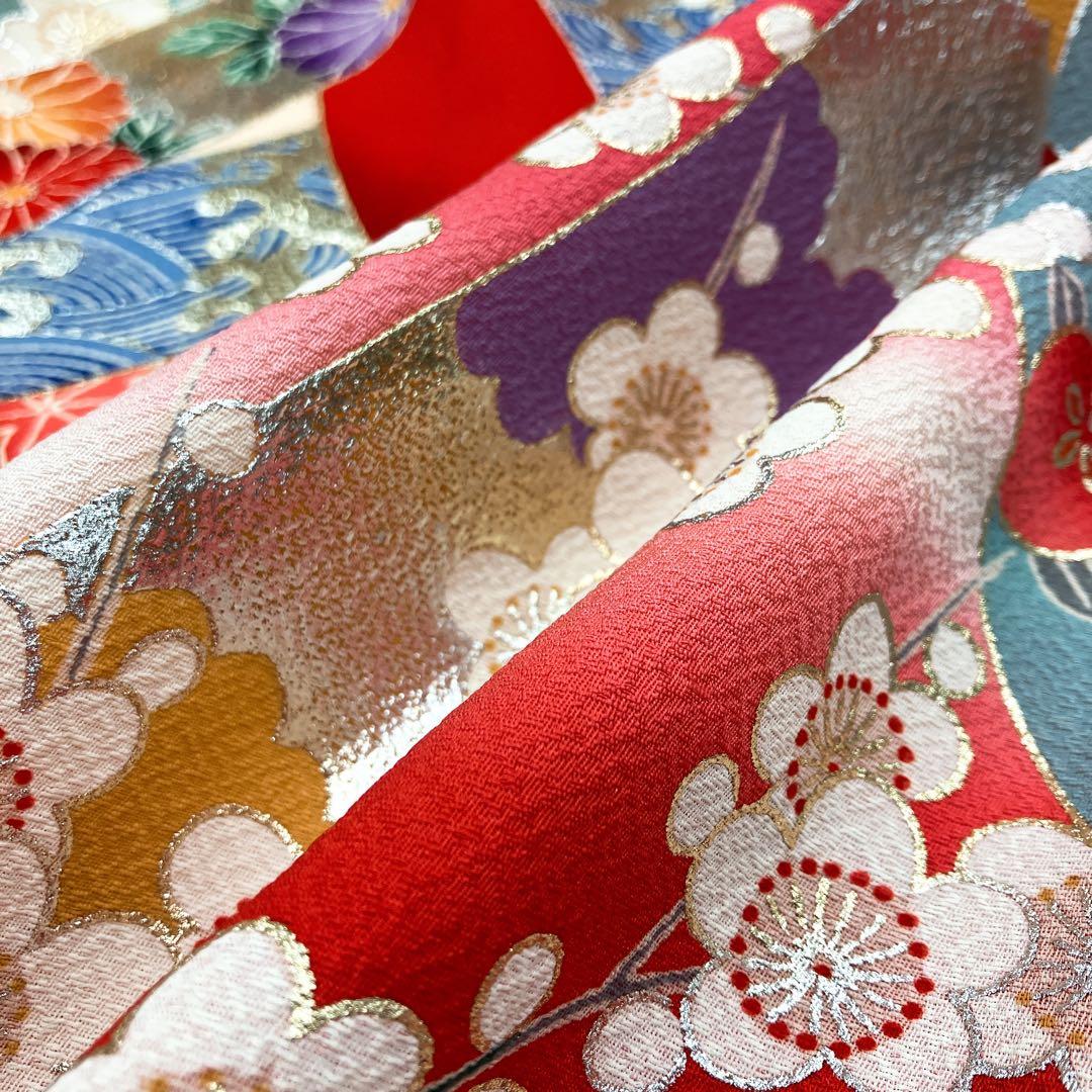 ◎mk-0387　女児　御祝着・襦袢 セット　お宮参り　10-15