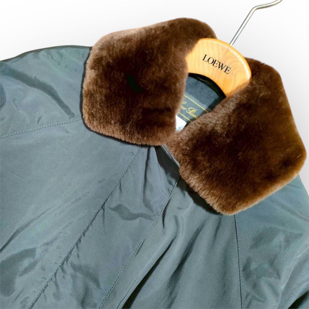 美品✨ロロピアーナ 中綿コート カシミヤ ヌートリア リアルファー 毛皮 茶 S