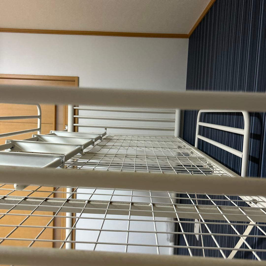 ホワイトロフト式シングルベッドフレーム