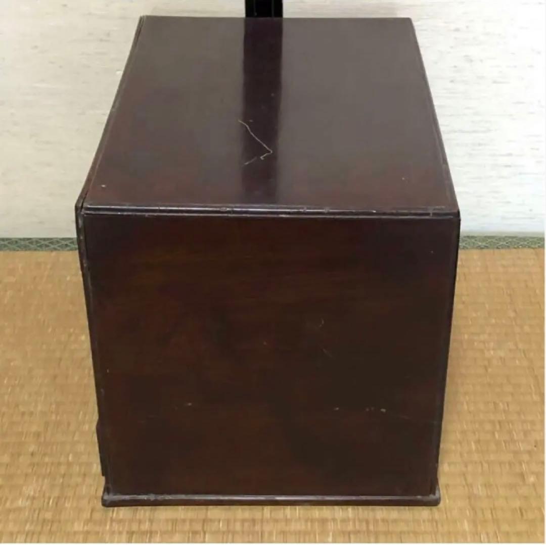 アンティーク 木製 引出し 昭和レトロ 小箪笥 小物入れ 伝統工芸品