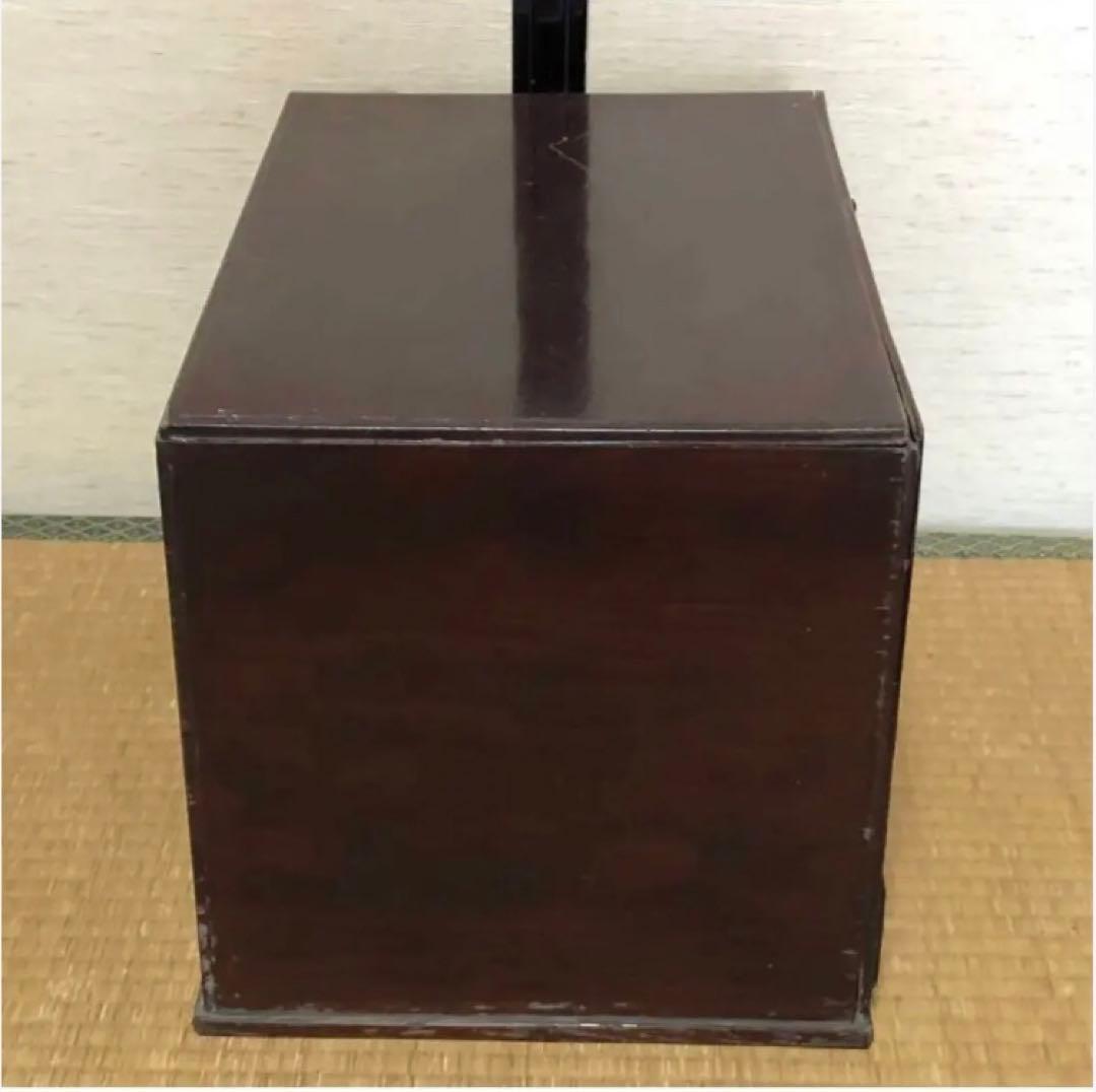 アンティーク 木製 引出し 昭和レトロ 小箪笥 小物入れ 伝統工芸品