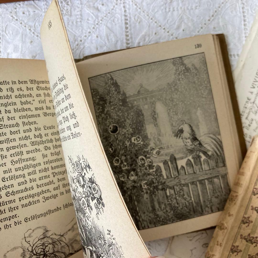 L850洋書　1925年発行　ドイツのアンティーク古書　 花のおとぎ話