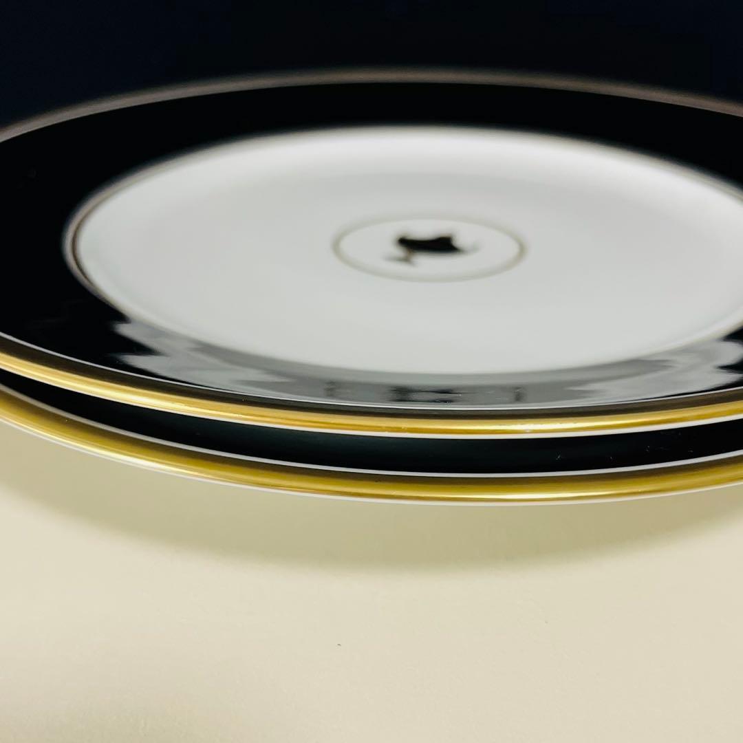 リチャードジノリ インペロオニキス　 インペロブラック 25cm 2枚