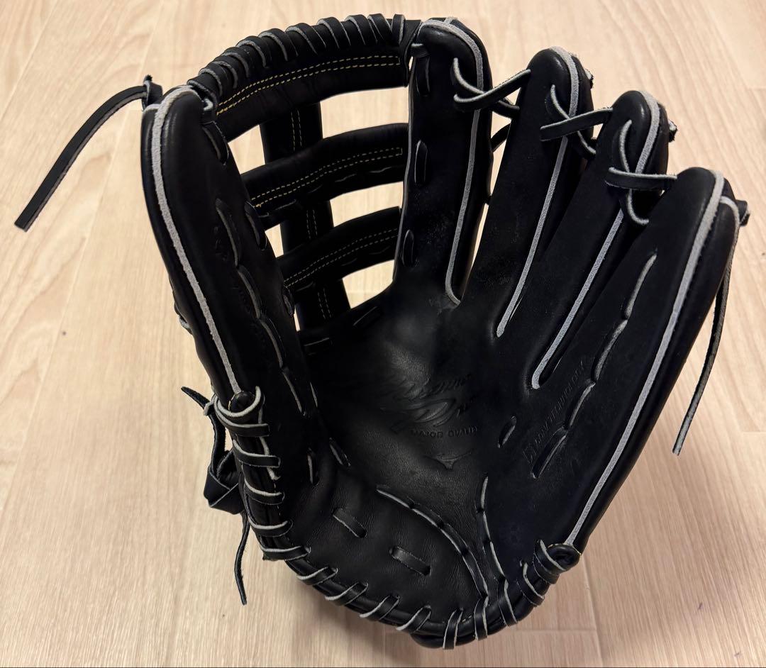 ミズノ軟式グラブ内野1 外野2 右投げ＋木製バット＋グラブケース＋バットケース