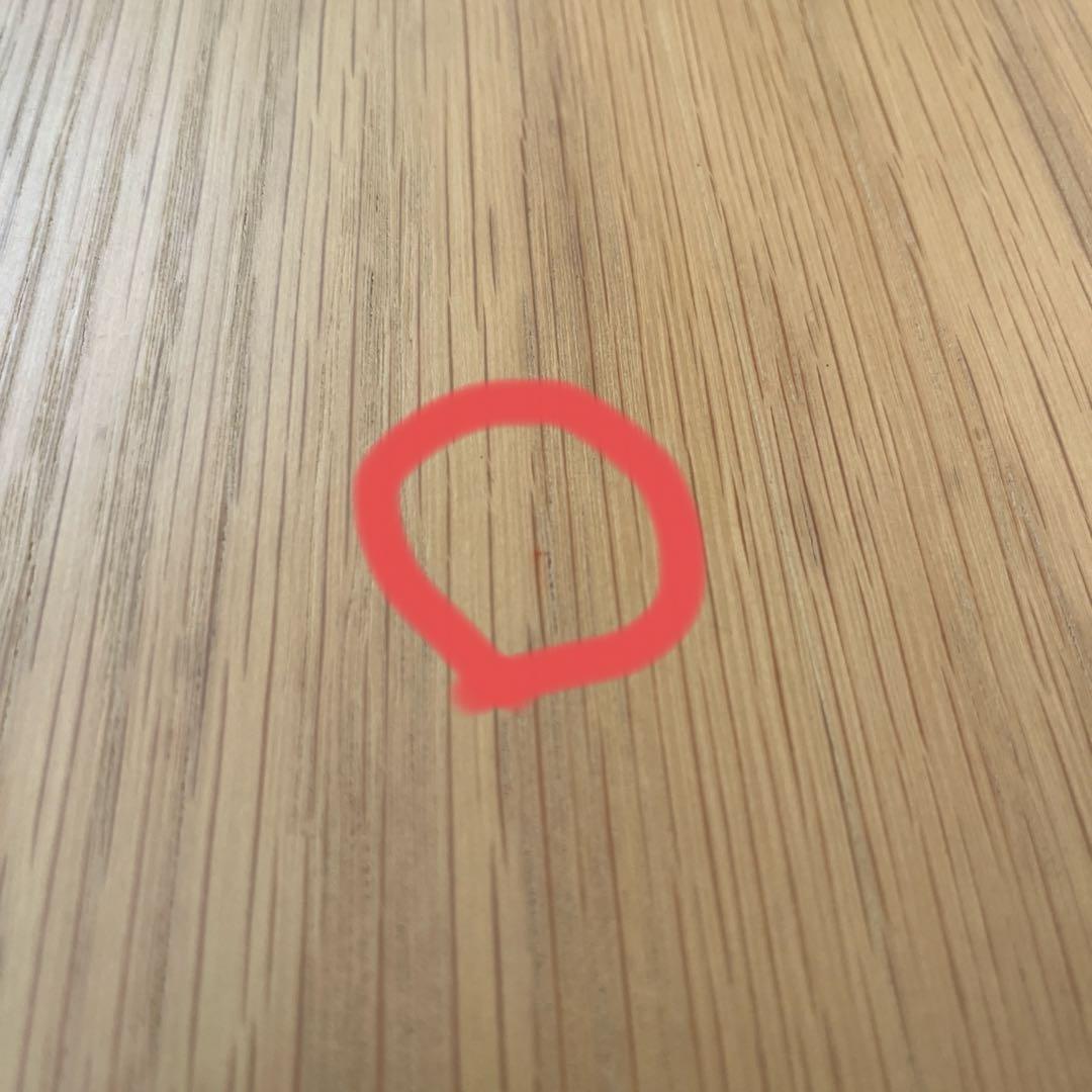 MUJI 無印良品 折りたたみローテーブル オーク材 90cm 廃盤品