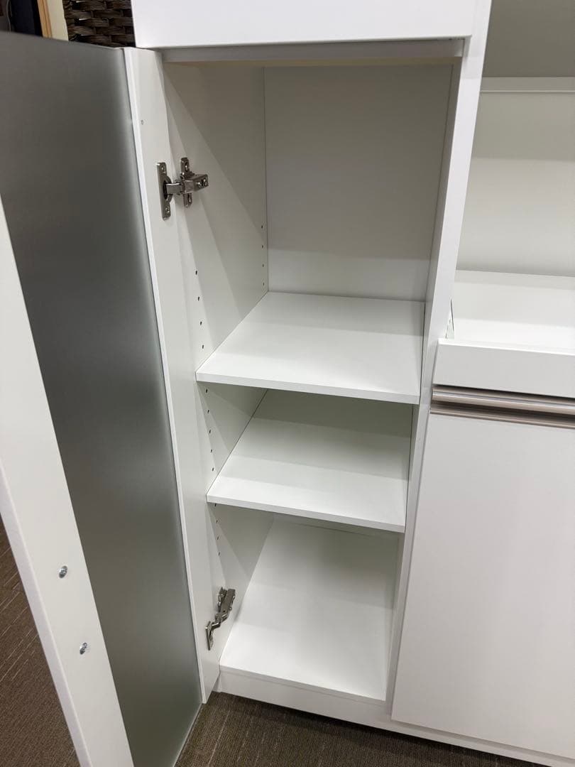 【超美品】ニトリ　レンジ台　(フォルムN RE1175 WH）　レンジボード