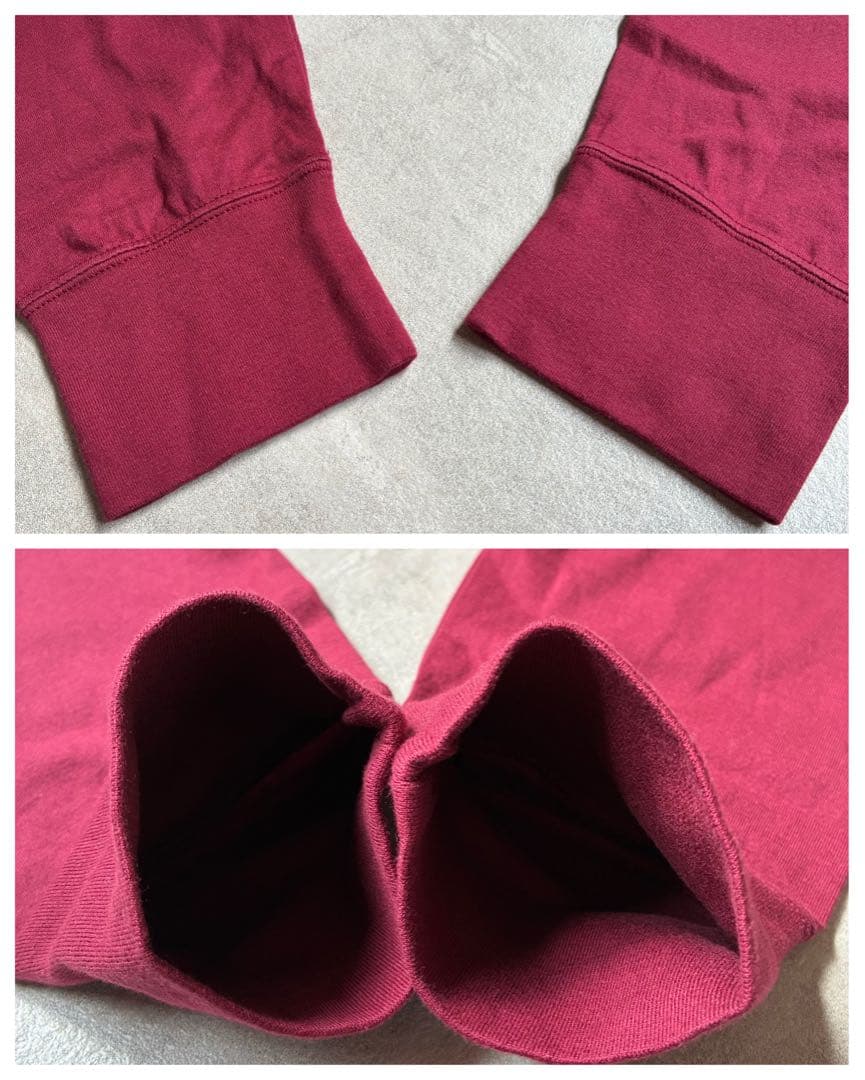 美品✨Vivienne Westwood刺繍ロゴ長袖Tシャツ バーガンディ02