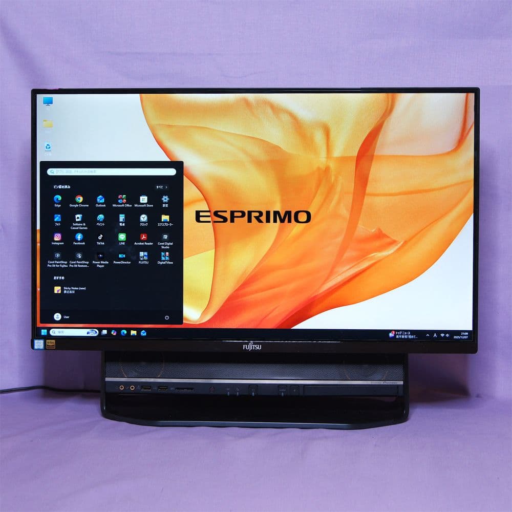 富士通プレミアムPC ESPRIMO/27型/i7/SSD+HDD/TV