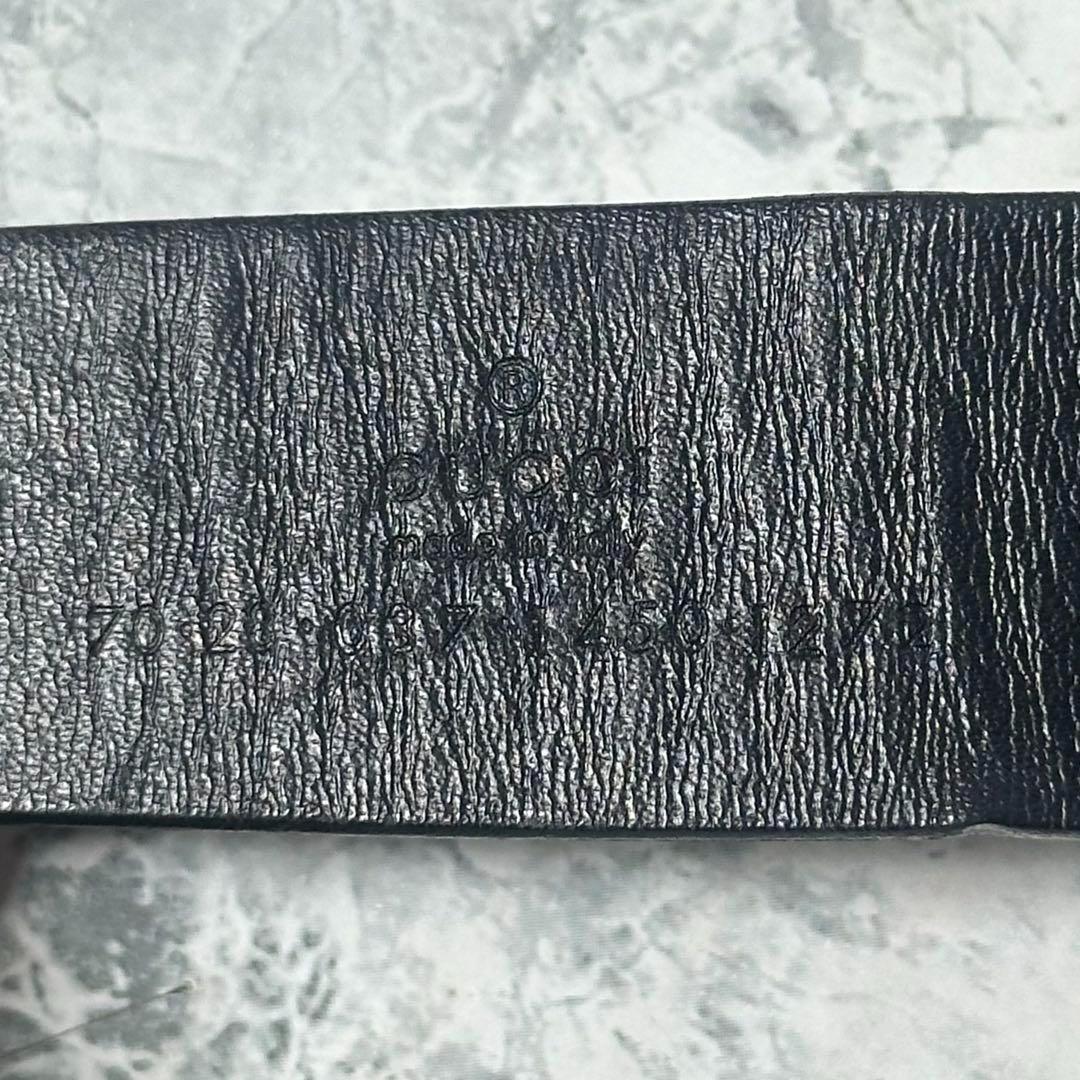 ⭐️OLD GUCCI⭐️GUCCI グッチ正規品 本革プ レートバックルベルト