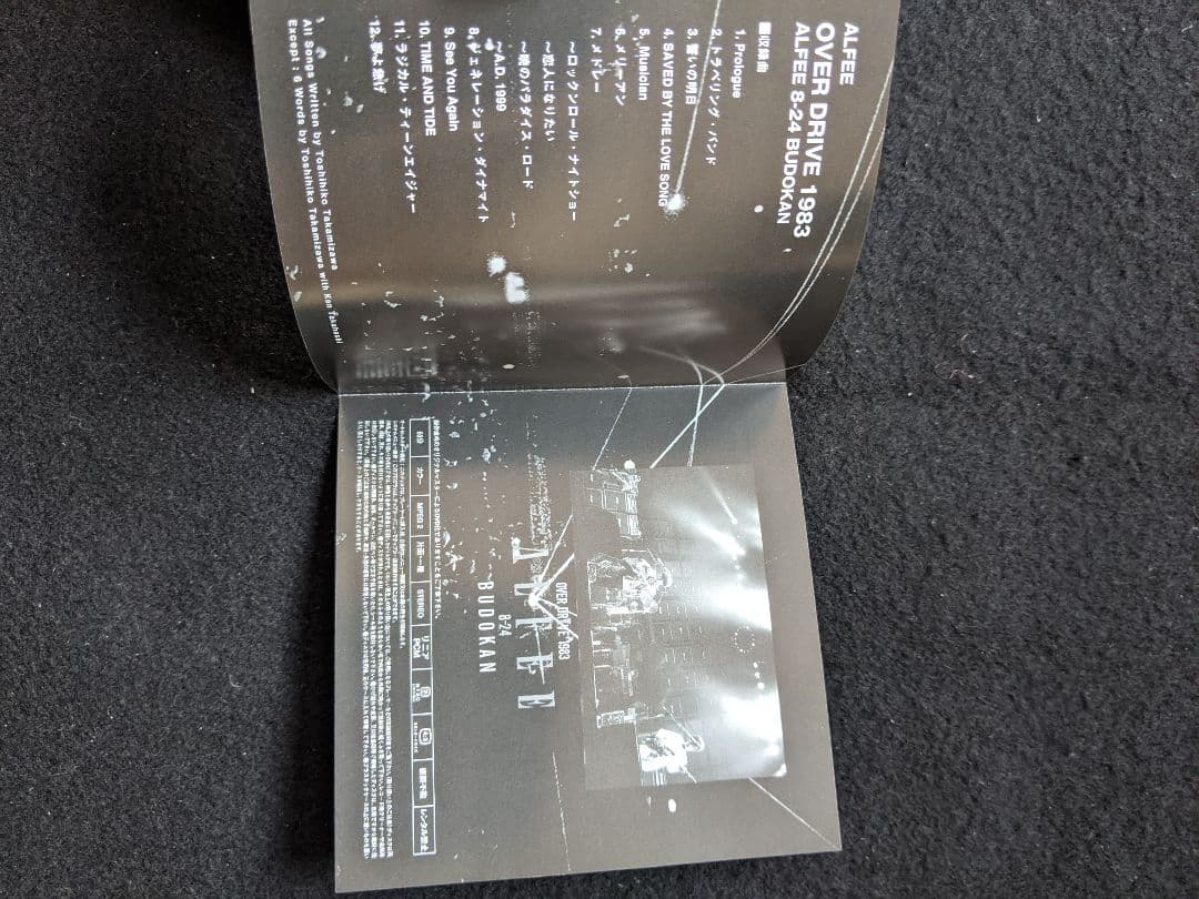 THE ALFEE OVER DRIVE DVD 日本武道館 帯付き　ライブ