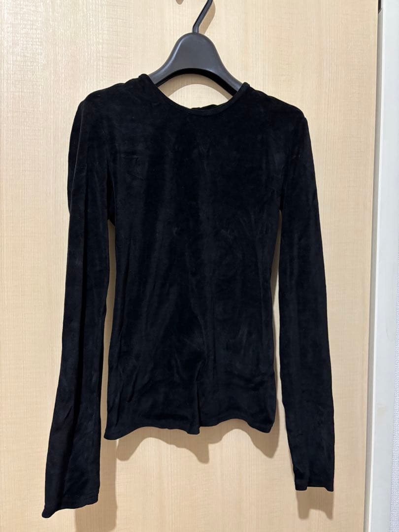 emiemii　SHISHIKUI シシクイ　ツイスト　ベロア　ブラック