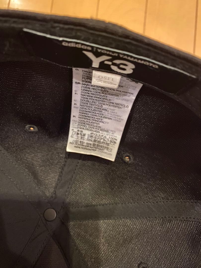 Y-3 ワイスリー　ブラック　黒 キャップ 帽子