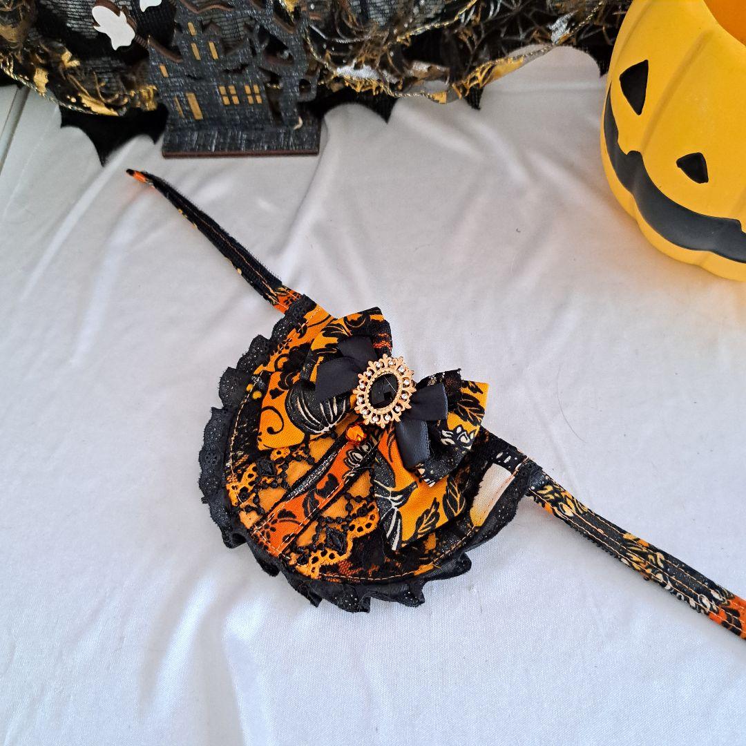 プッチ、ハロウィン、ジャックオーランタン柄、わんちゃん猫ちゃん用スタイ