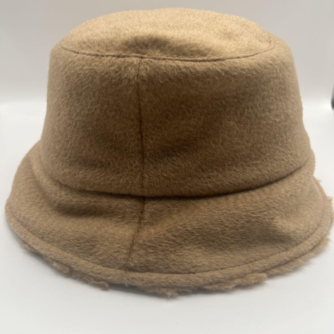 タグ付✨Max Mara マックスマーラ ハット　テディベア バケハ キャメル