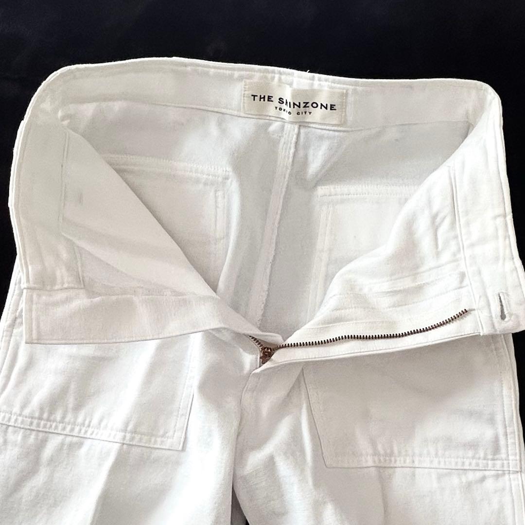 レアカラー　the shinzone ベイカーパンツ　ホワイト　36 White