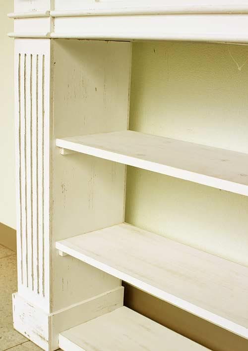 マントルピース コンソール シェルフ ホワイト シャビーシック 姫系 5006