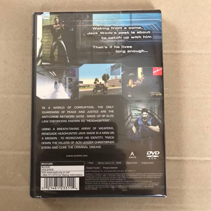HEADHUNTER 北米版　PlayStation2