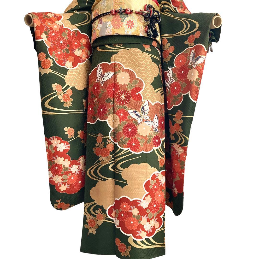 古典柄 振袖4点セット‼️お振袖セット‼️TM NO127 フルセット