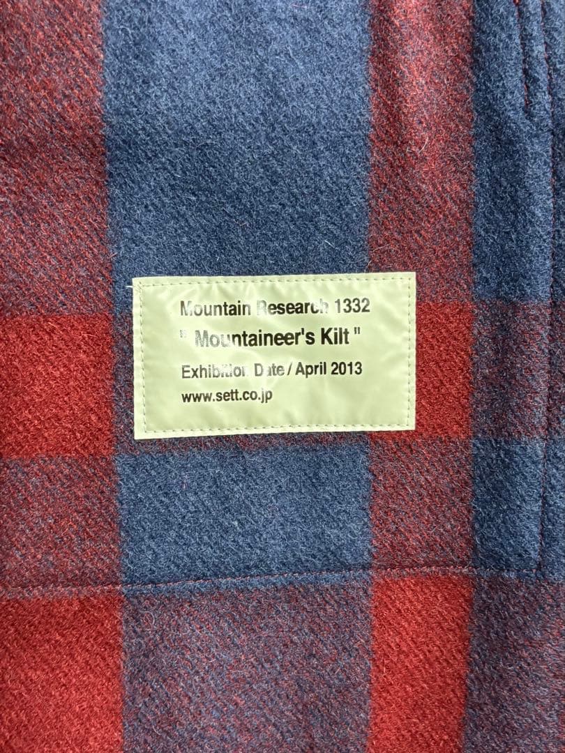 マウンテンリサーチMountaineer's Kiltキルト スカート