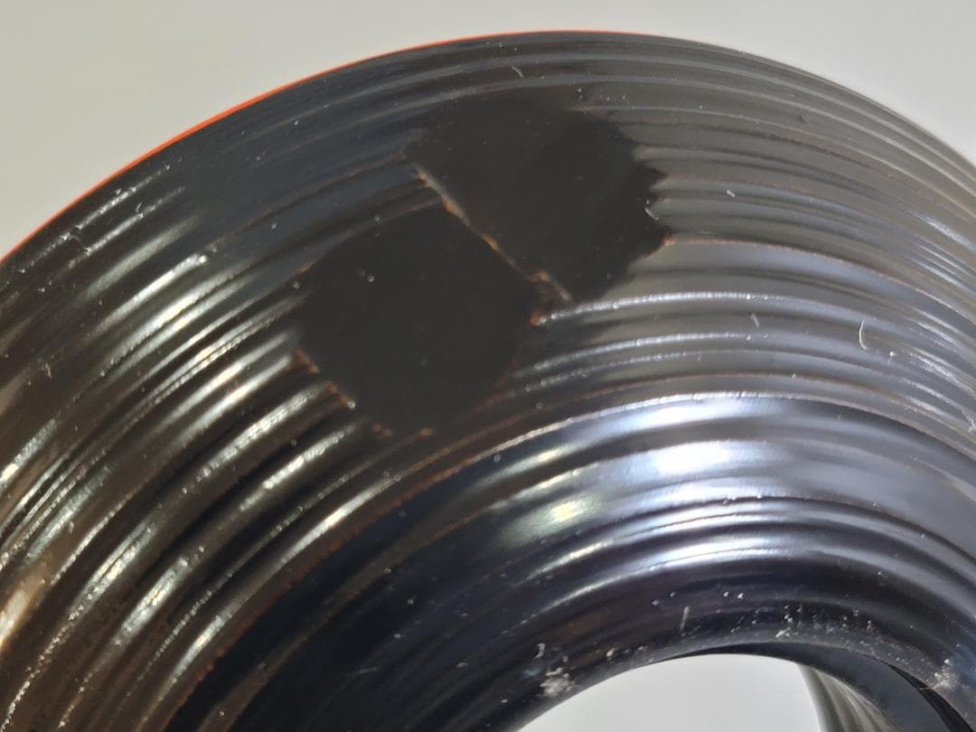 古美術 煎茶 漆 仿 長寛 茶托 共箱 美品 特製 十客