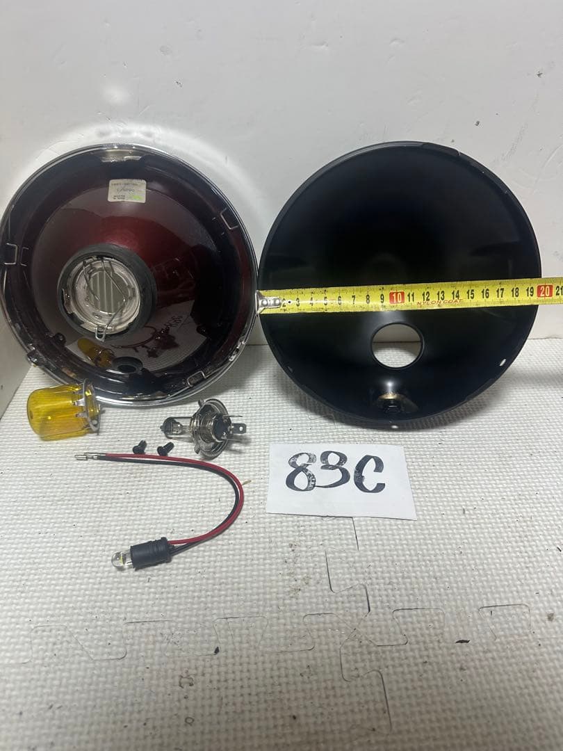 雨宮　　　180πシビエ凹レンズ付ヘッドライト/