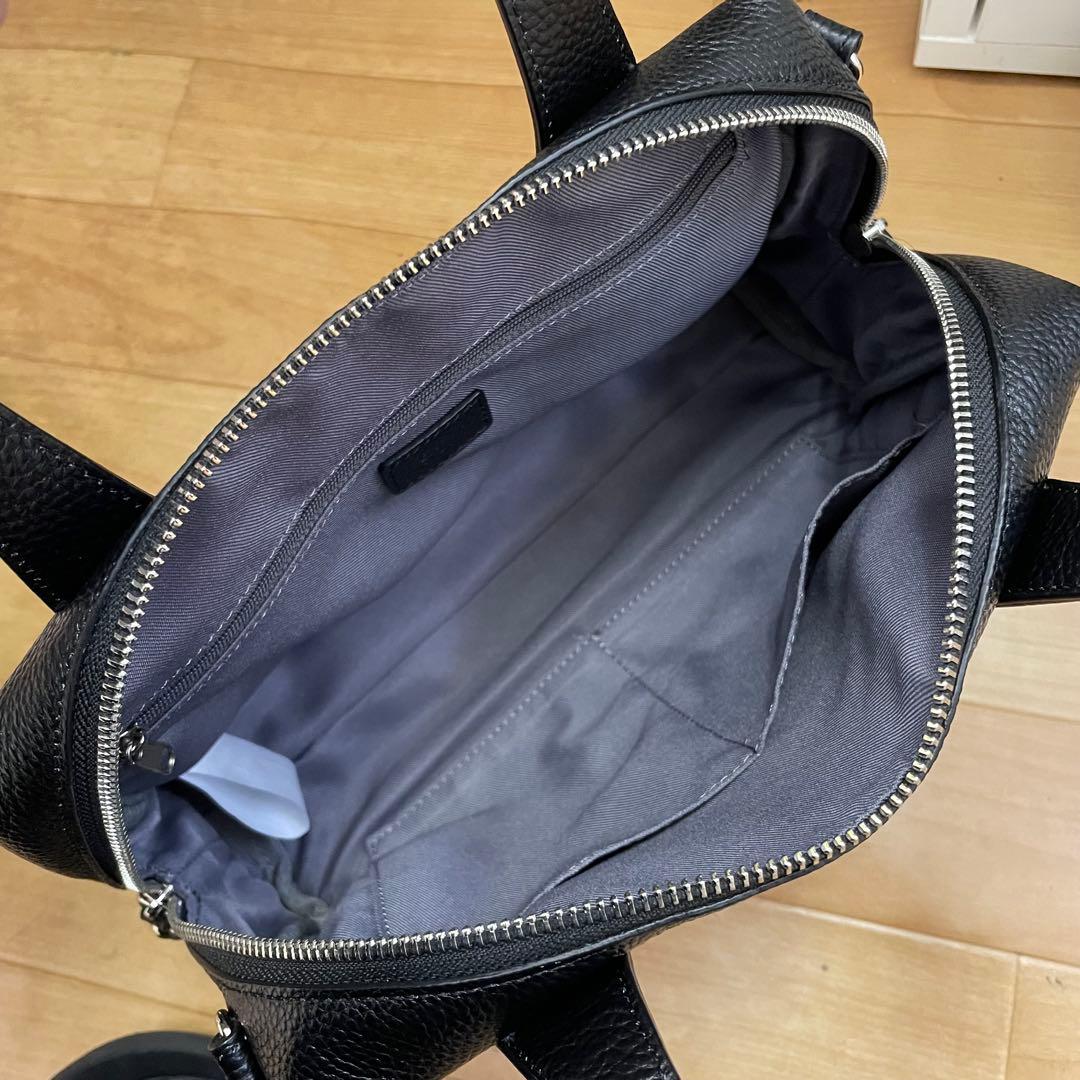 ear PAPILLONNER 2WAY スタッズボストンバッグ ブラック 本革