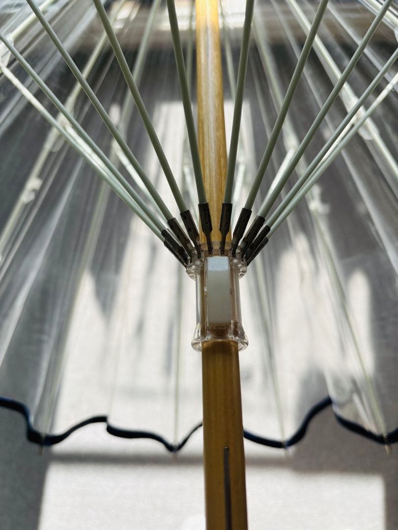 宮内庁御用達THIRD magagine ホワイトローズ社マリソル　ビニール雨傘