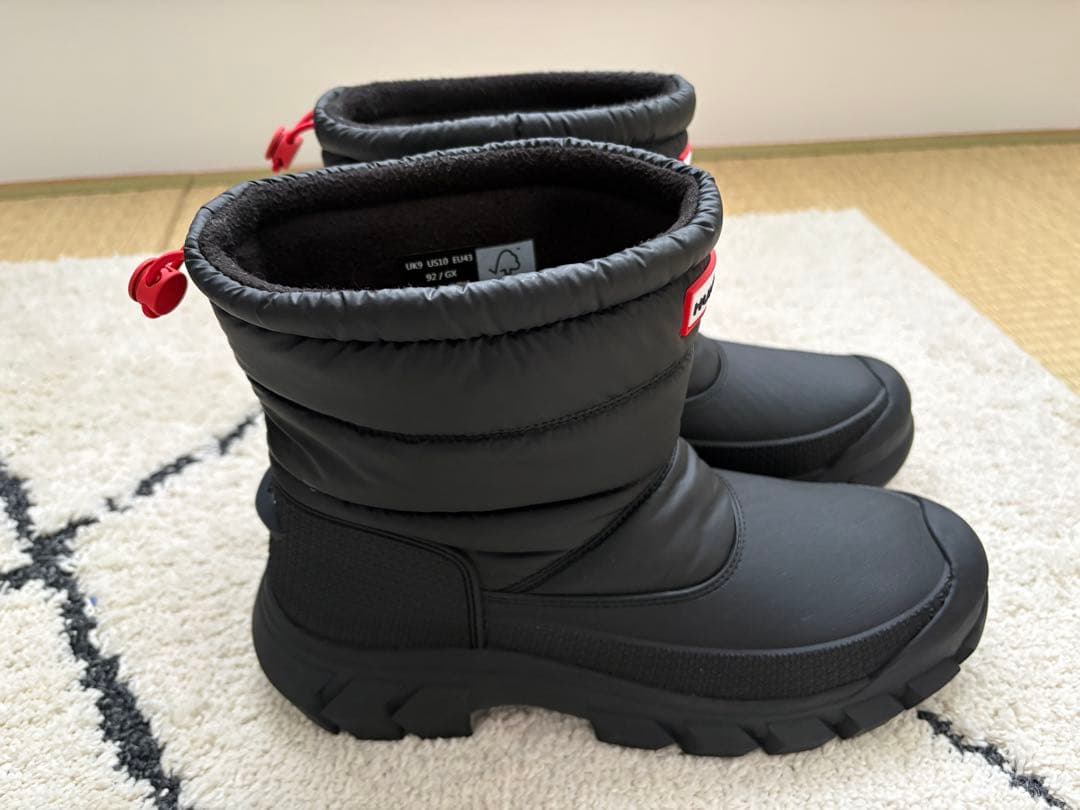 HUNTER インシュレイテッドショートブーツ　28cm