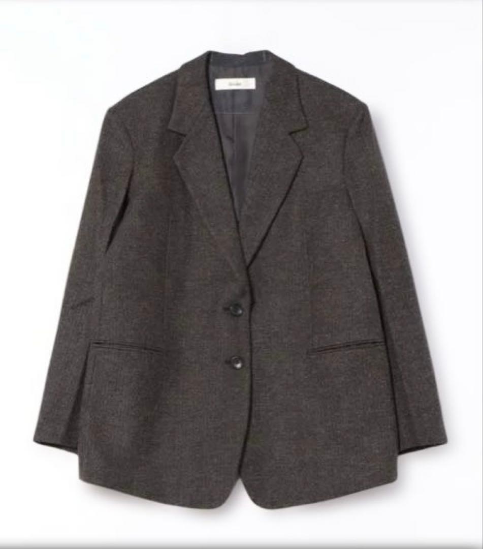 anuke ♡ アンヌーク　ヘリンボーン　ウール　ジャケット