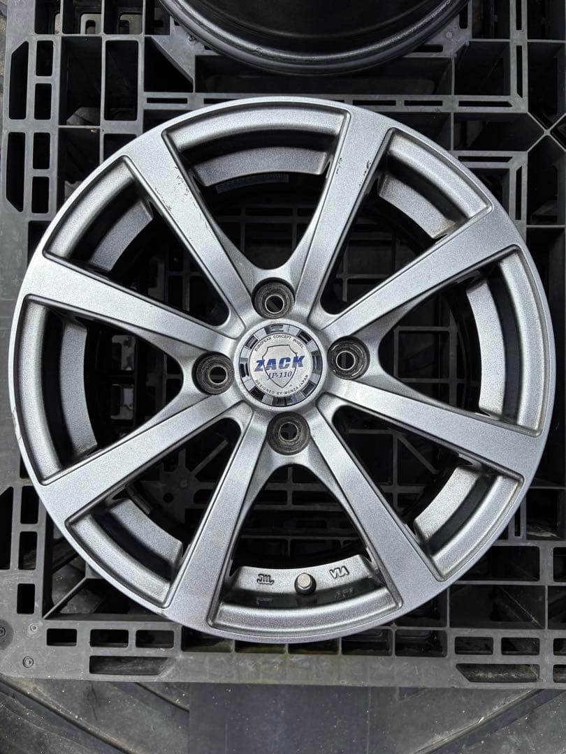 悪羅です/☆ZACK 14インチ ダークグレー ホイール 8スポーク