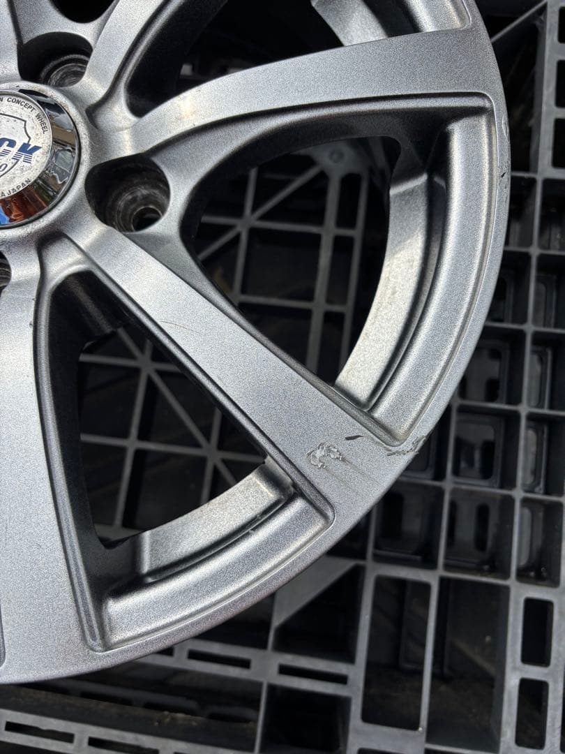 悪羅です/☆ZACK 14インチ ダークグレー ホイール 8スポーク