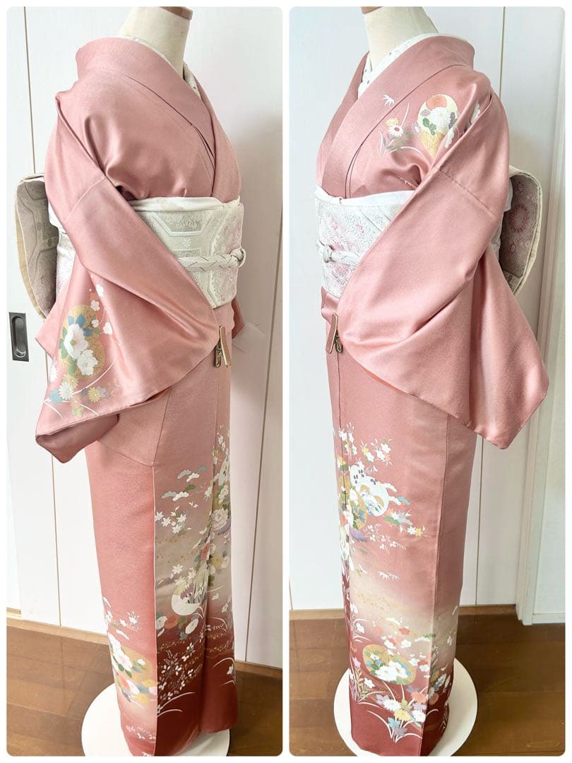 美品　正絹訪問着　フルセット4点　入学式　七五三　お宮参り　結婚式