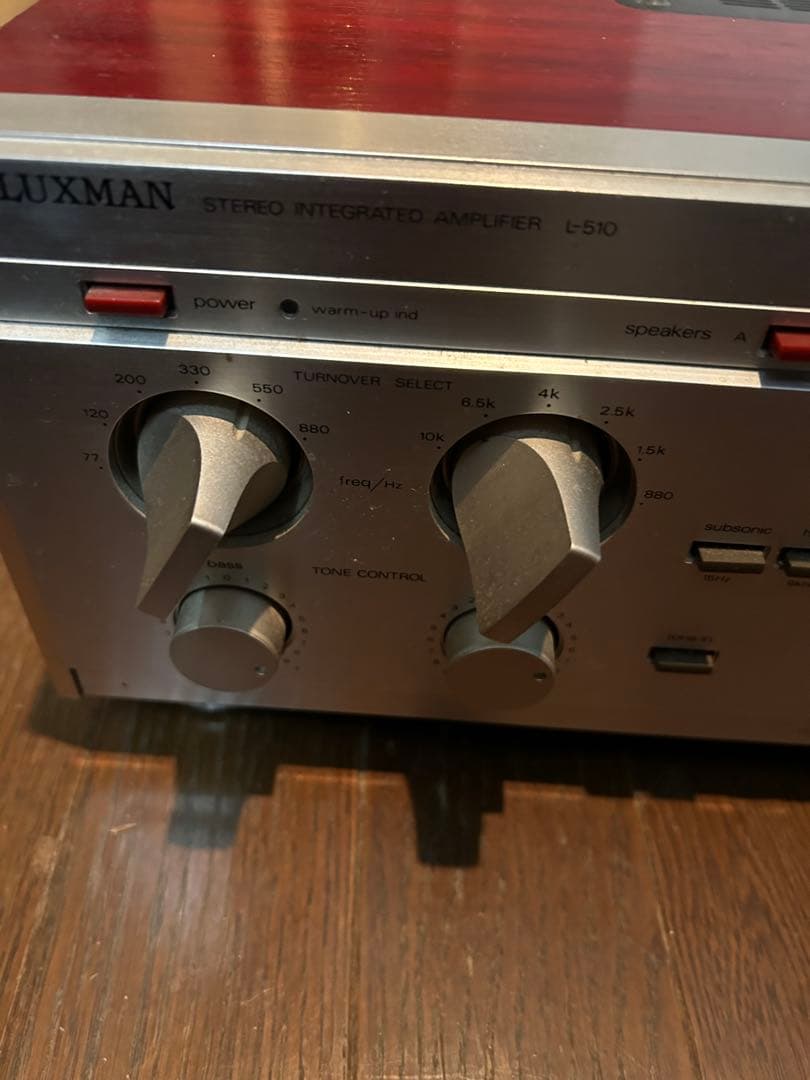 ラックスマンl-510プリメインアンプ　ジャンク