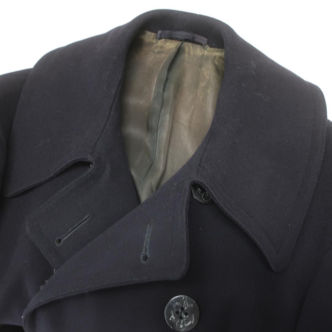 40s VINTAGE US NAVY ウール メルトン 10ボタン Pコート