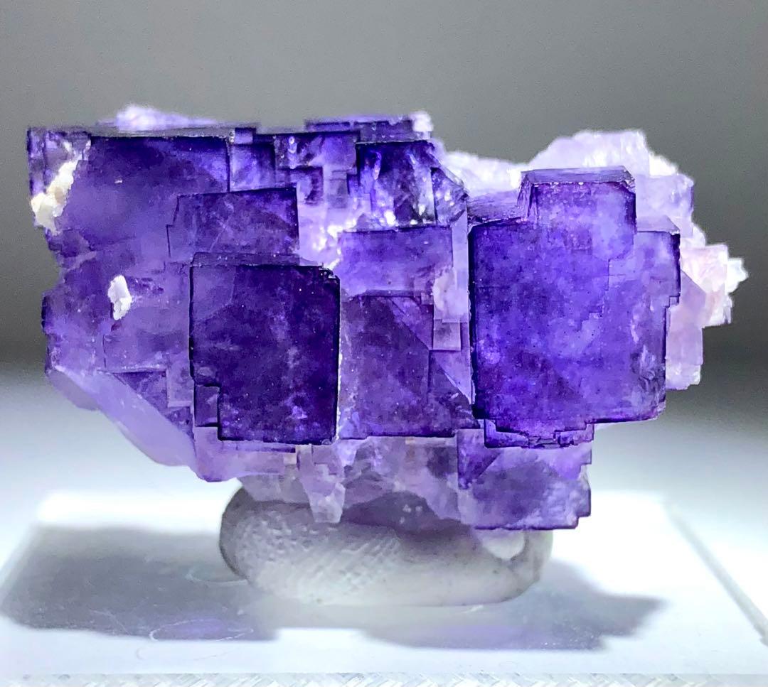 【古代都市？抽象画？】新疆フローライト　蛍石