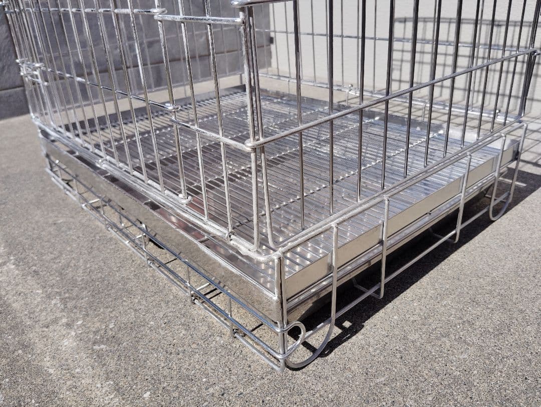 お値下げ、ハチコウ ステンレスケージＭ−ＳＯＰ 長面開 美品