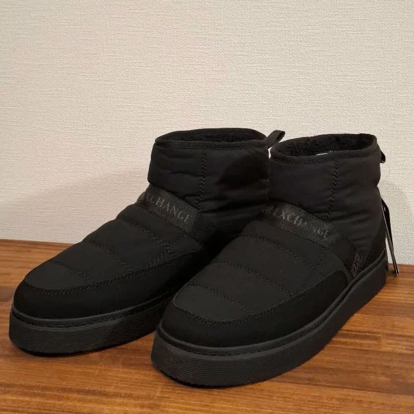 ●新品タグ付● アルマーニ ARMANI キルティングボアブーツ 28cm