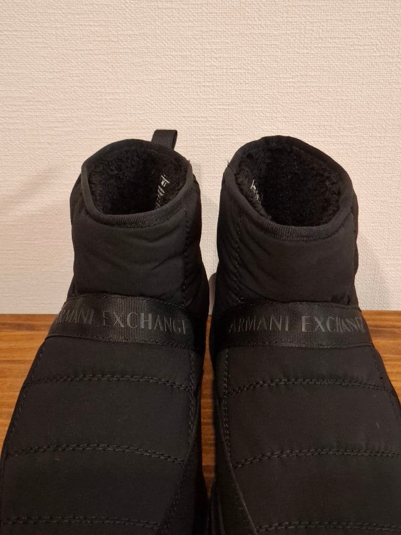 ●新品タグ付● アルマーニ ARMANI キルティングボアブーツ 28cm