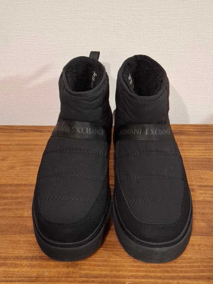 ●新品タグ付● アルマーニ ARMANI キルティングボアブーツ 28cm