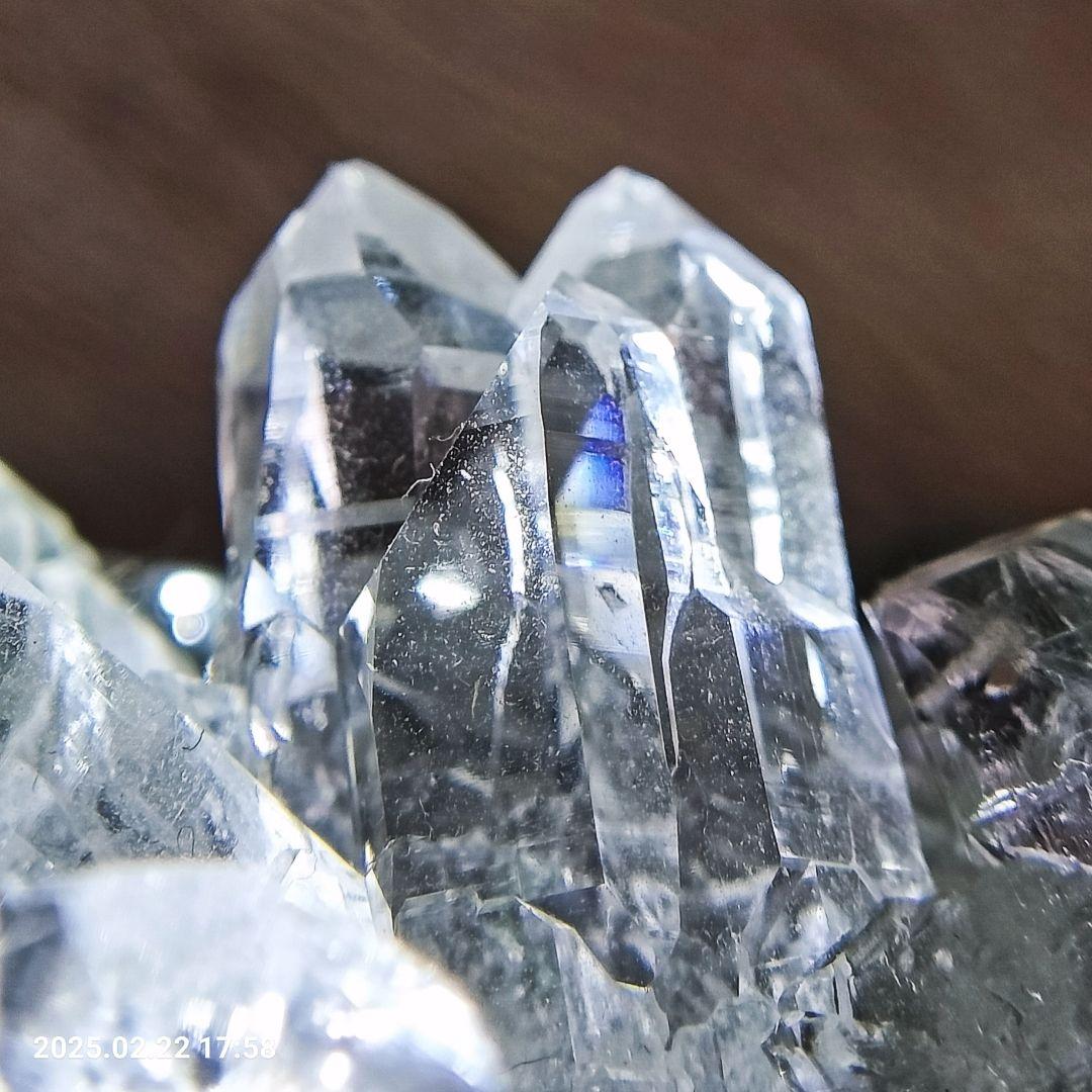 ちー ヒマラヤマニハール産水晶クラスター① ③