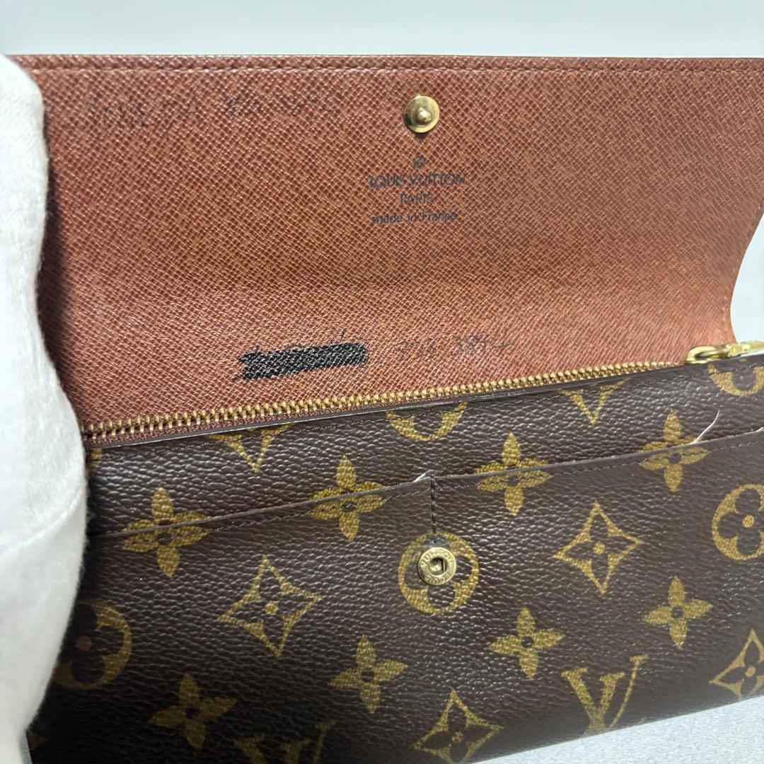 外側美品✨ルイヴィトン 長財布 モノグラム ポシェット ポルトモネ クレディ