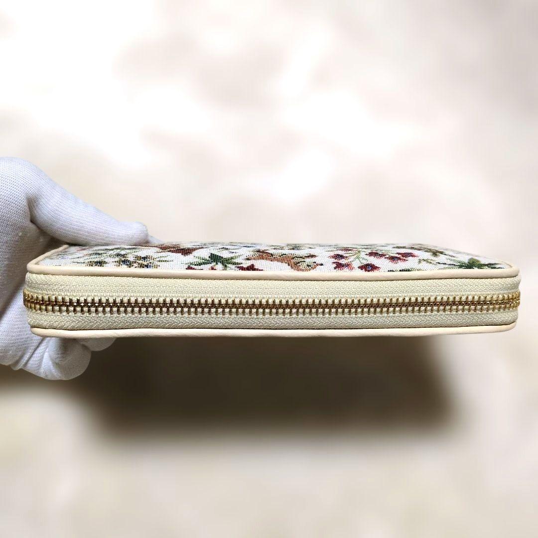 Coquette　コケット　ゴブラン　ラウンドファスナー　長財布