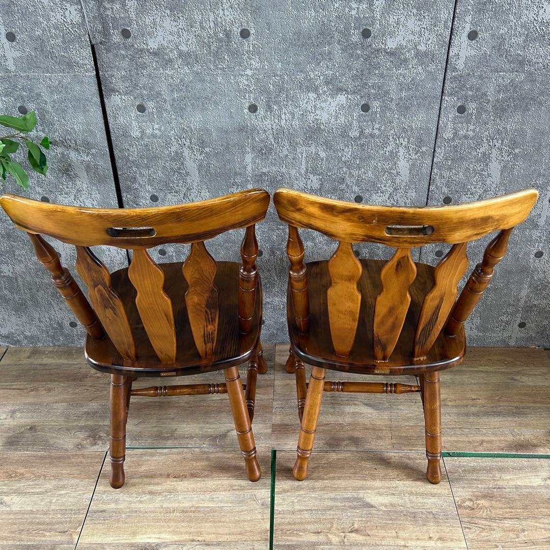 SUN　FLOWER꧁コイズミ KOIZUMI꧂ダイニングチェア2脚