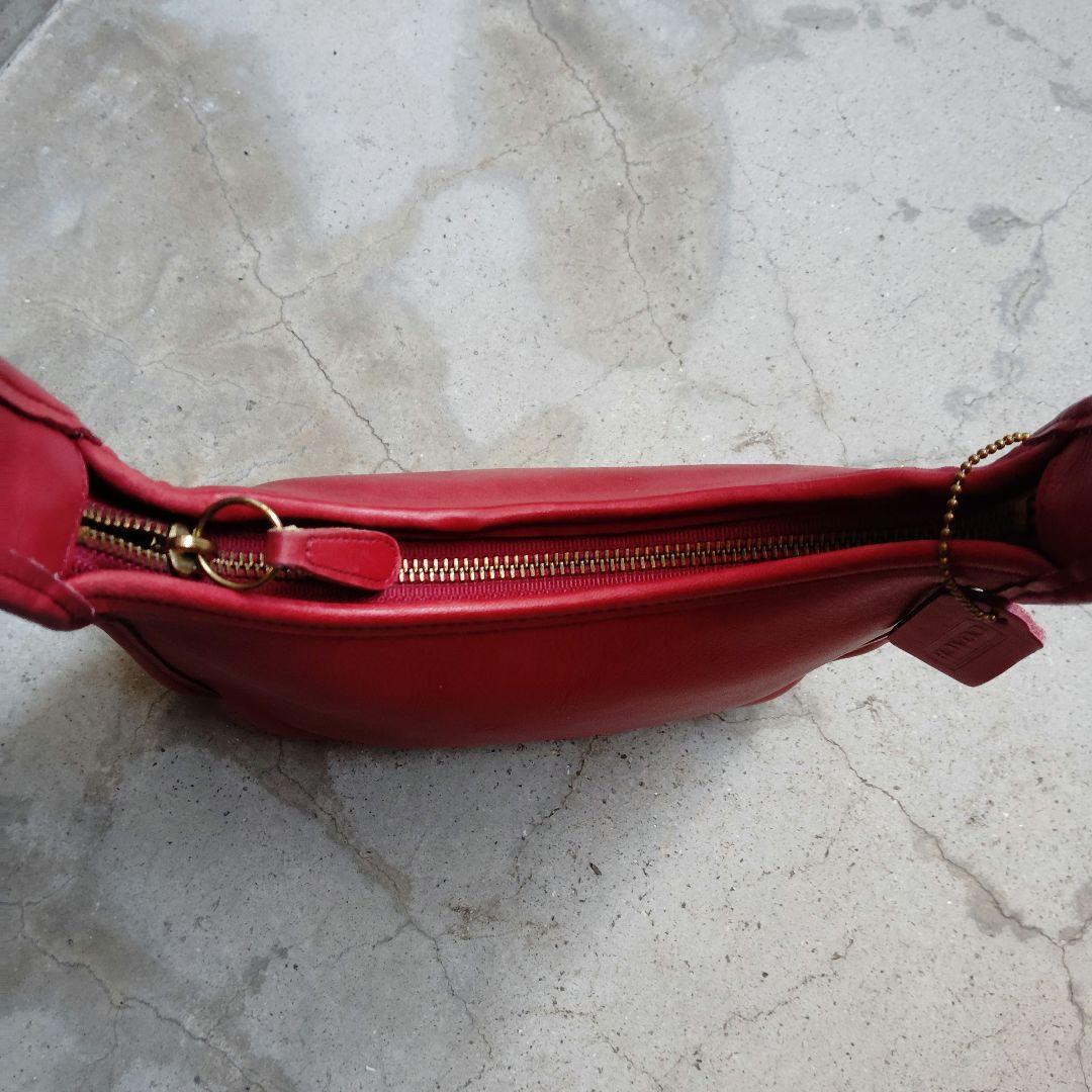 コーチ　オールドコーチ　エルゴ　ワンショルダーバッグ　9020　USA製　赤