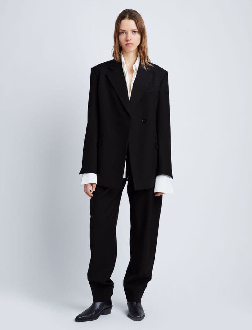 30万 PROENZA SCHOULER 黒 ジャケット 2023 プロエンザ