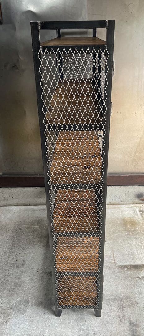 アイアンシェルフB［ワイド］ アイアン家具　キャビネット　コレクションケース