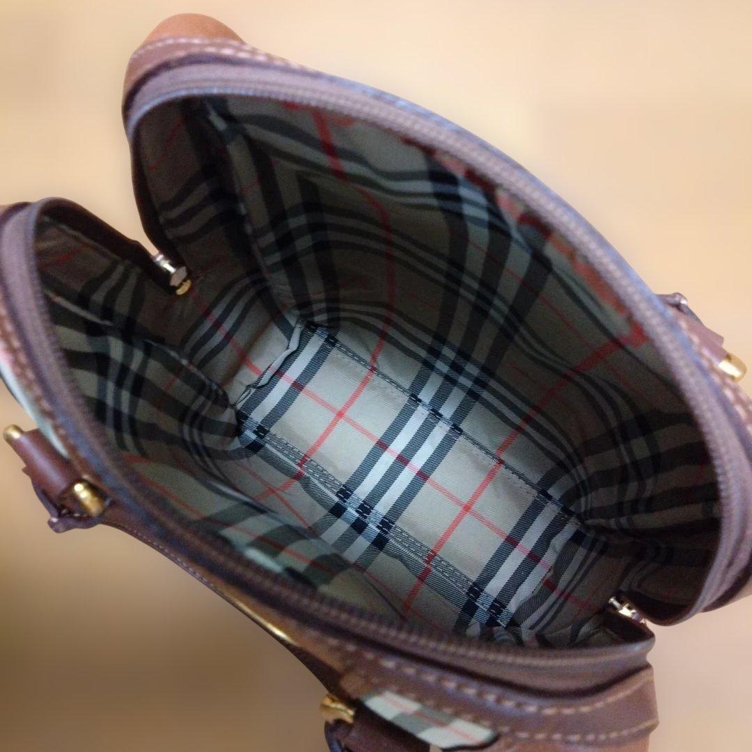 Burberrys　バーバリー シューズバッグ ブラウン ノバチェック ゴルフ