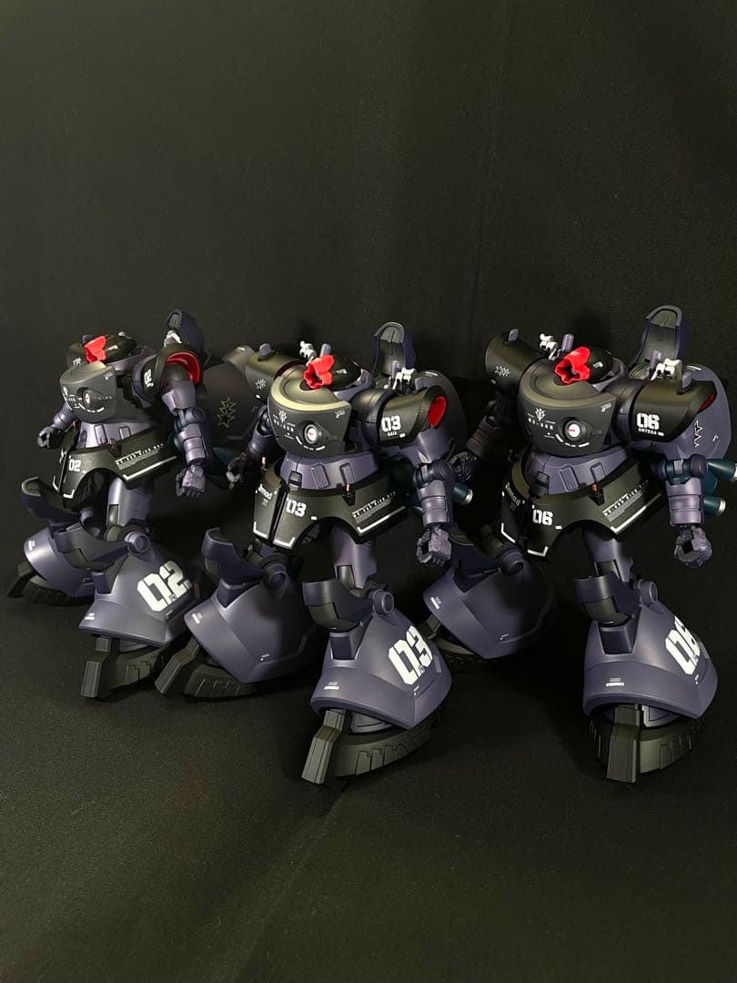 TOM106様　製作依頼ページ　HG リックドム 全塗装 完成品　3機セット